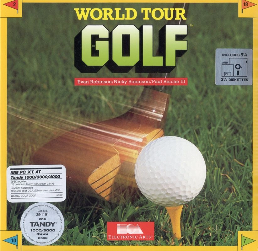 Capa do jogo World Tour Golf