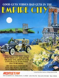 Empire City: 1931 cover