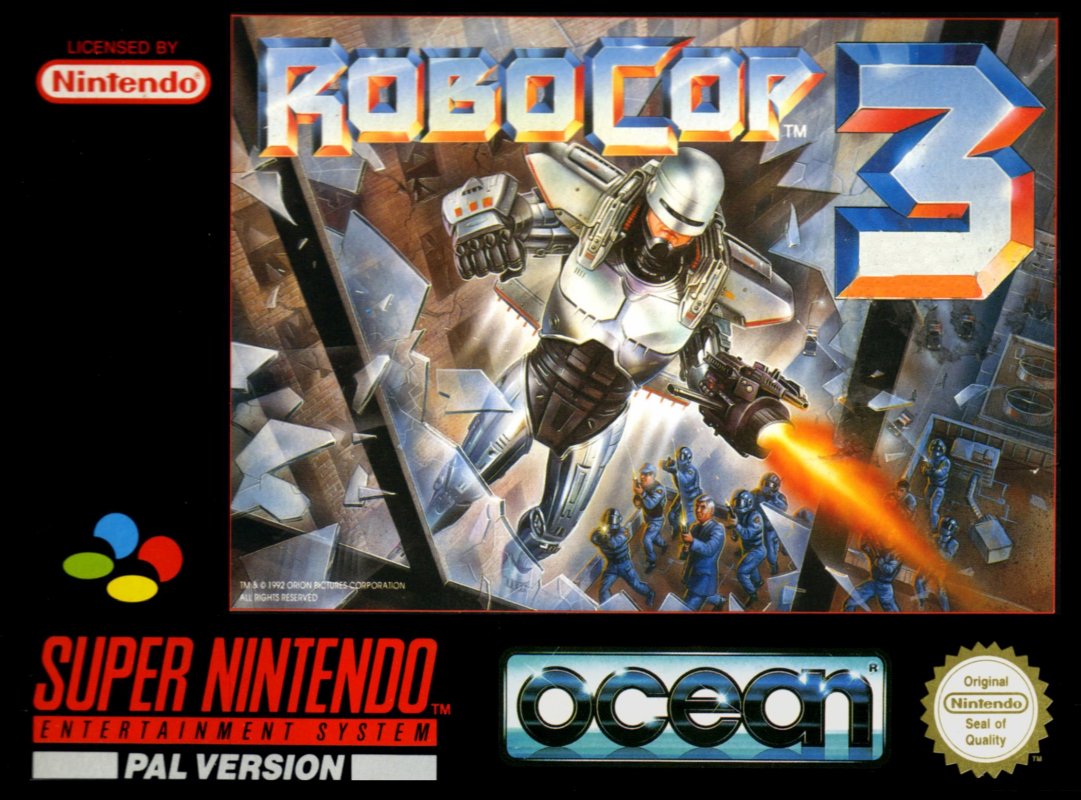 Capa do jogo RoboCop 3