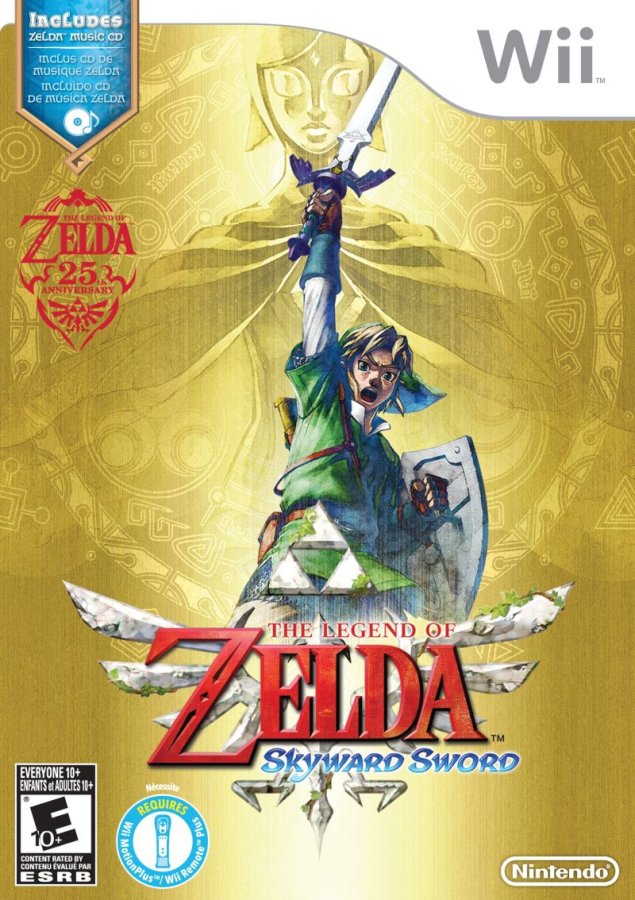 Capa do jogo The Legend of Zelda: Skyward Sword