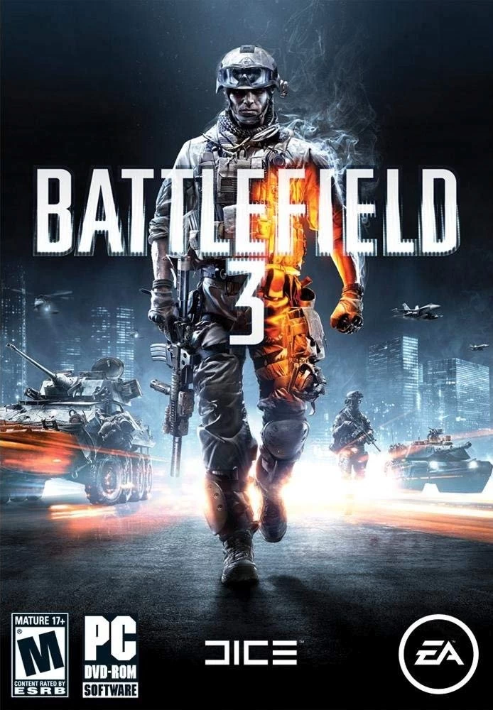 Capa do jogo Battlefield 3