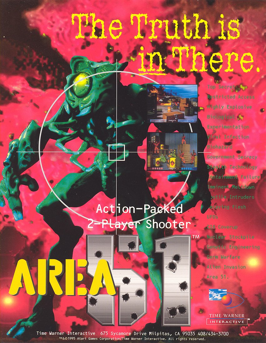 Capa do jogo Area 51
