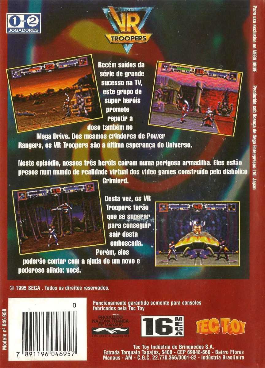 Capa do jogo VR Troopers