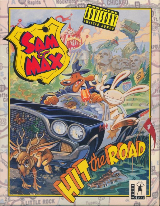 Capa do jogo Sam & Max: Hit the Road