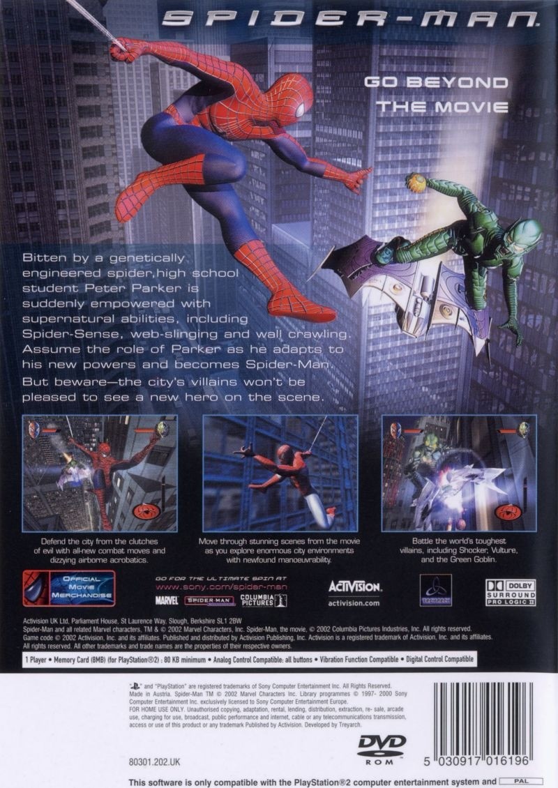 Jogo Spider-Man 3 ps2