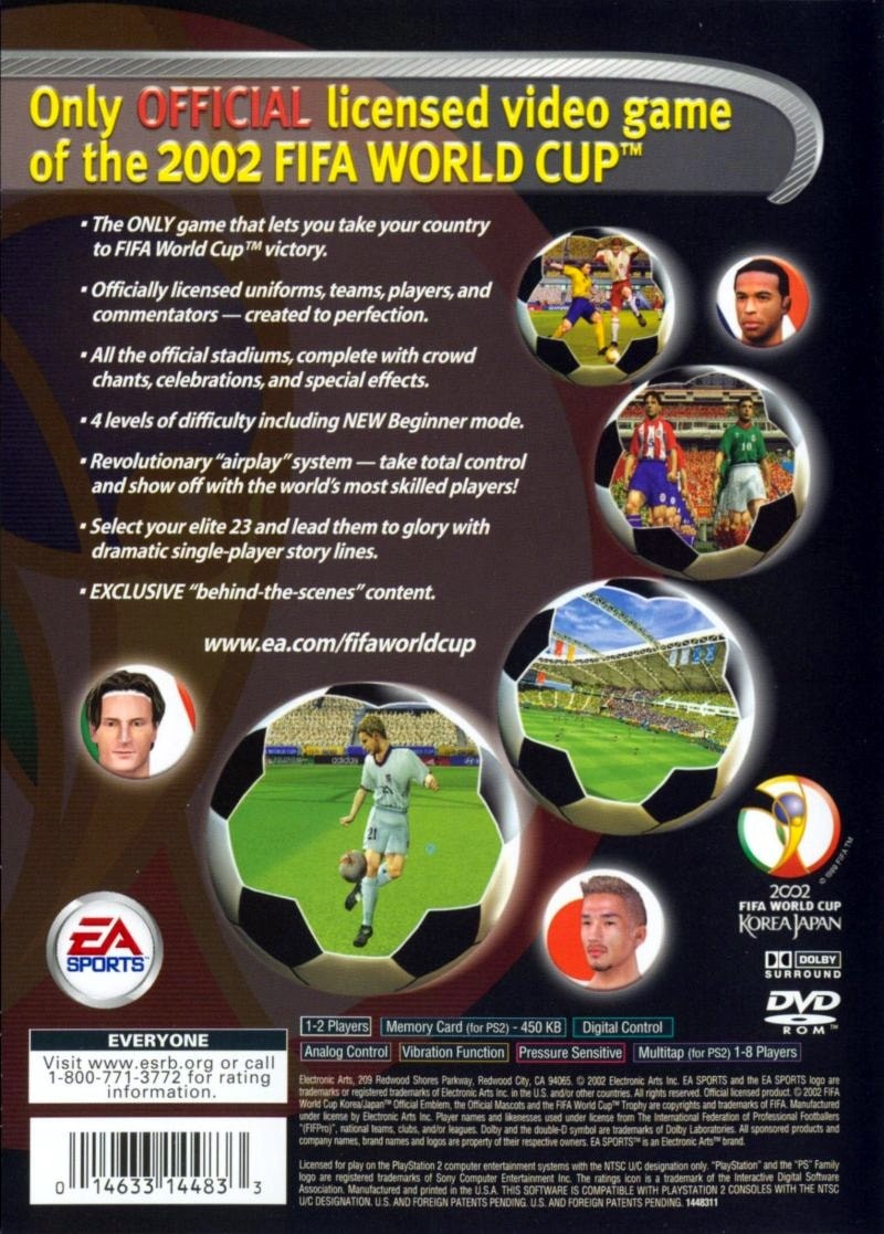 Curiosidade aleatória, na versão de PS2 do FIFA 2002 os