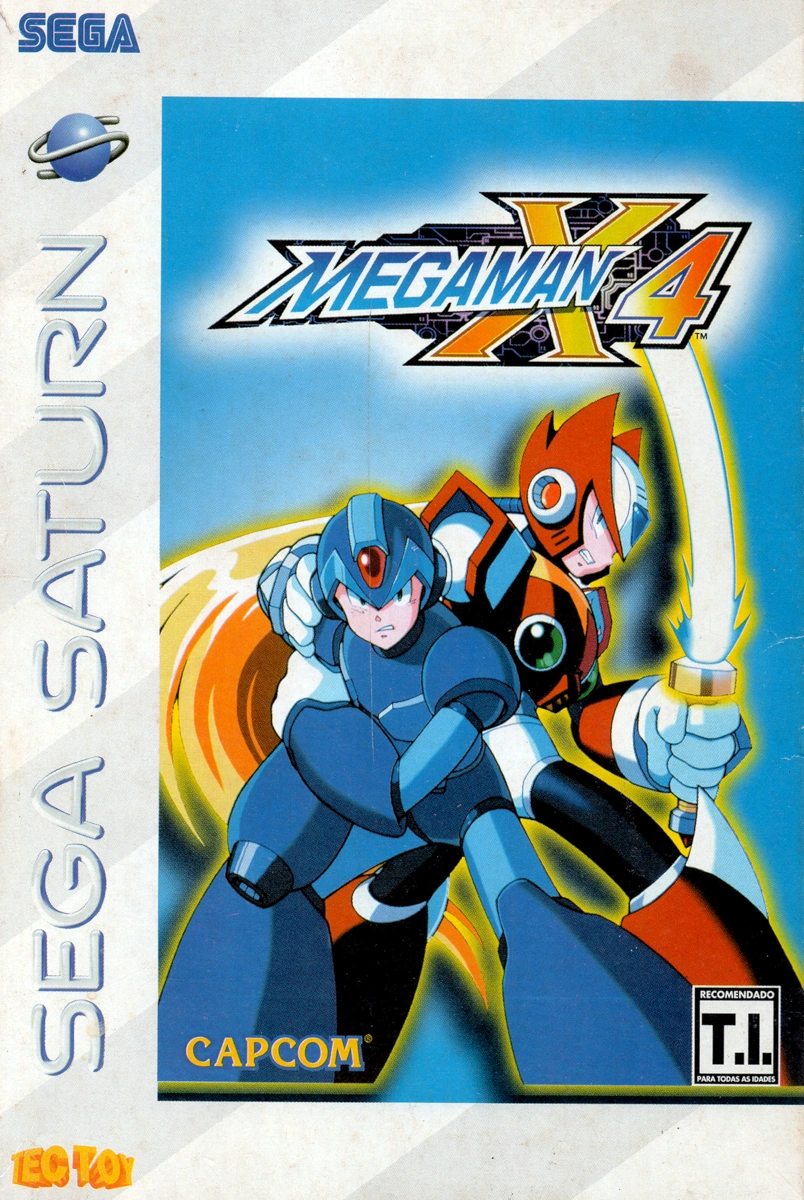Capa do jogo Mega Man X4