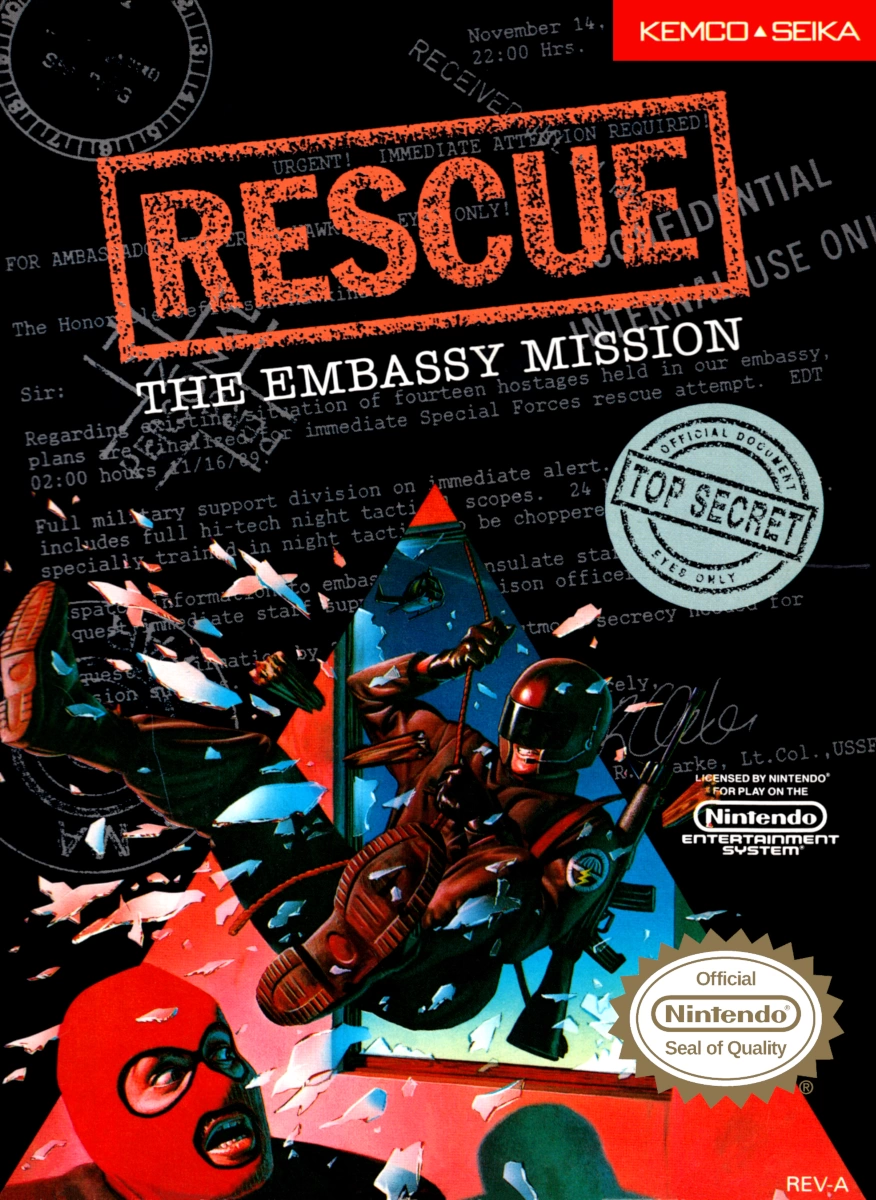 Capa do jogo Rescue: The Embassy Mission