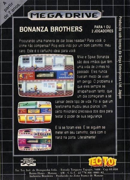 Bonanza Bros. cover