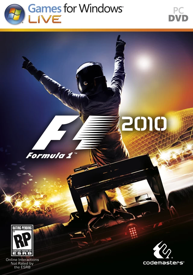 Capa do jogo F1 2010