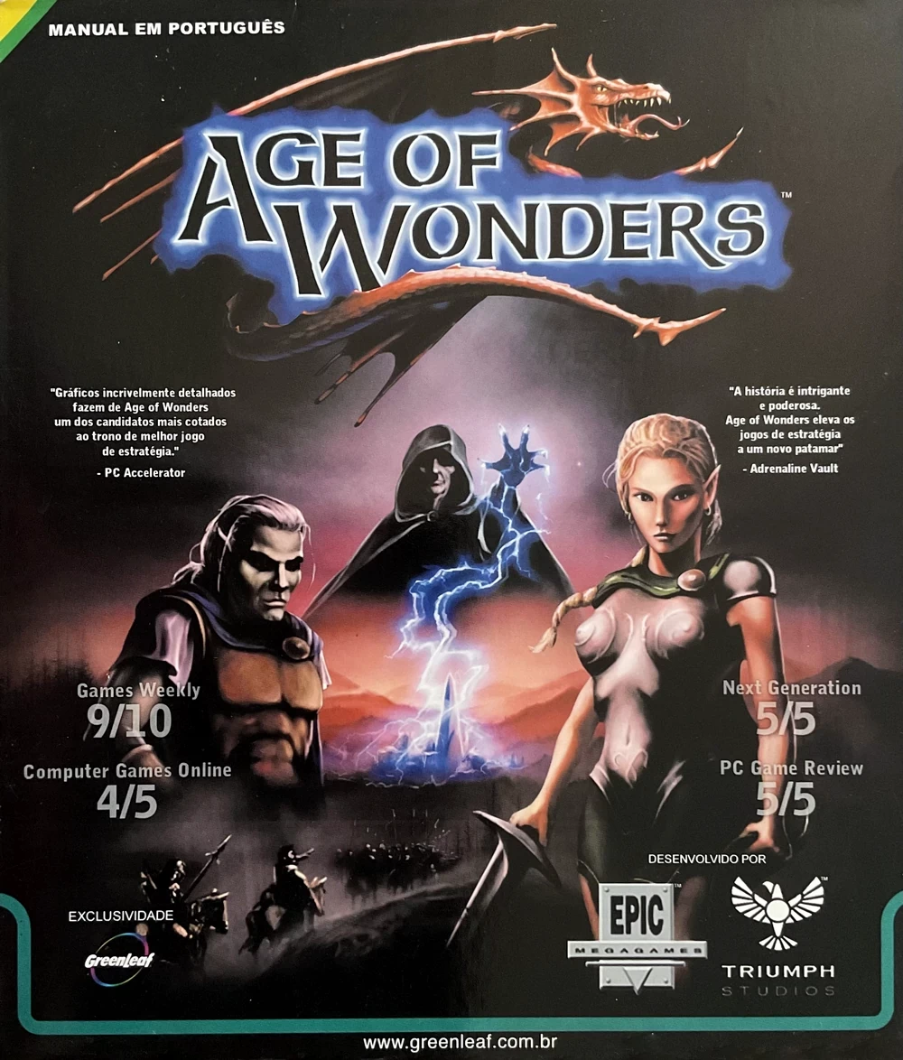 Capa do jogo Age of Wonders