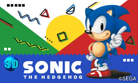 Capa do jogo 3D Sonic the Hedgehog