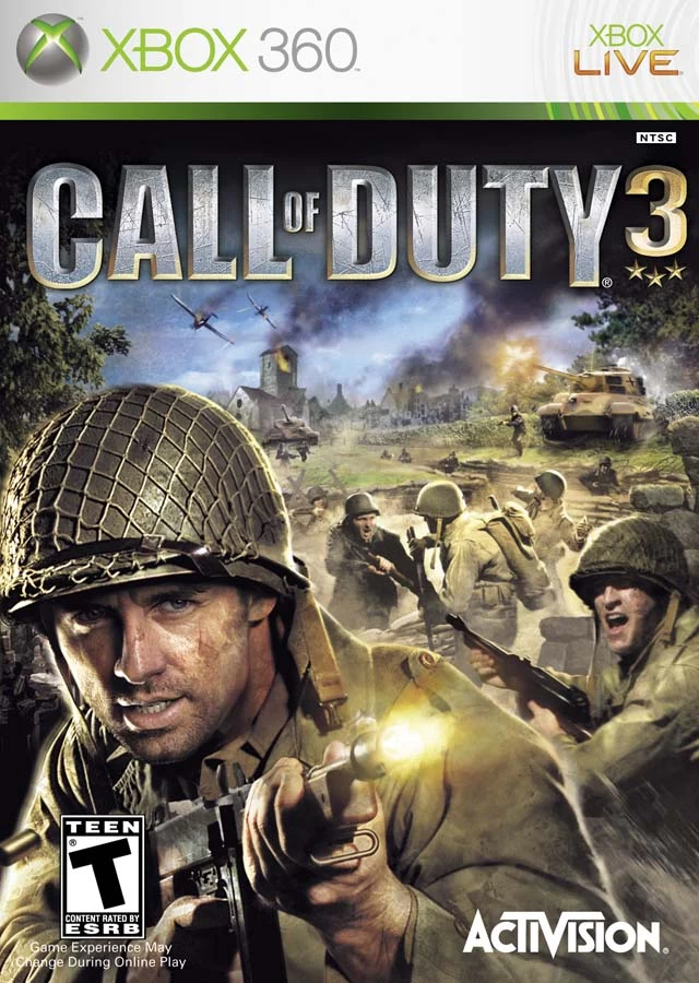 Capa do jogo Call of Duty 3