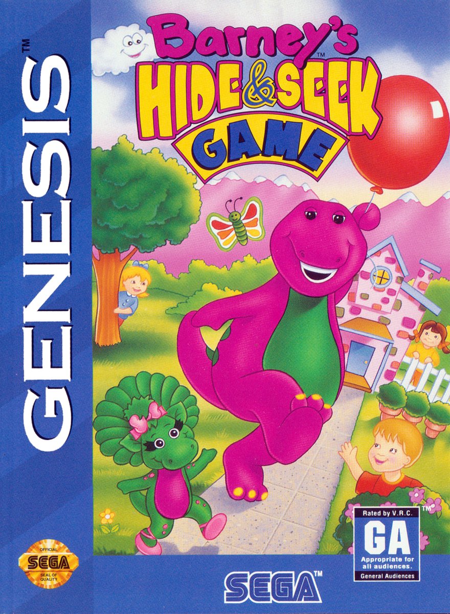 Barneys Hide & Seek Game cover