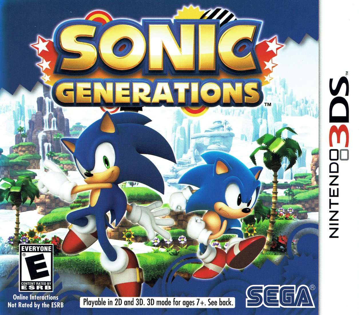 Sonic: Generations cover