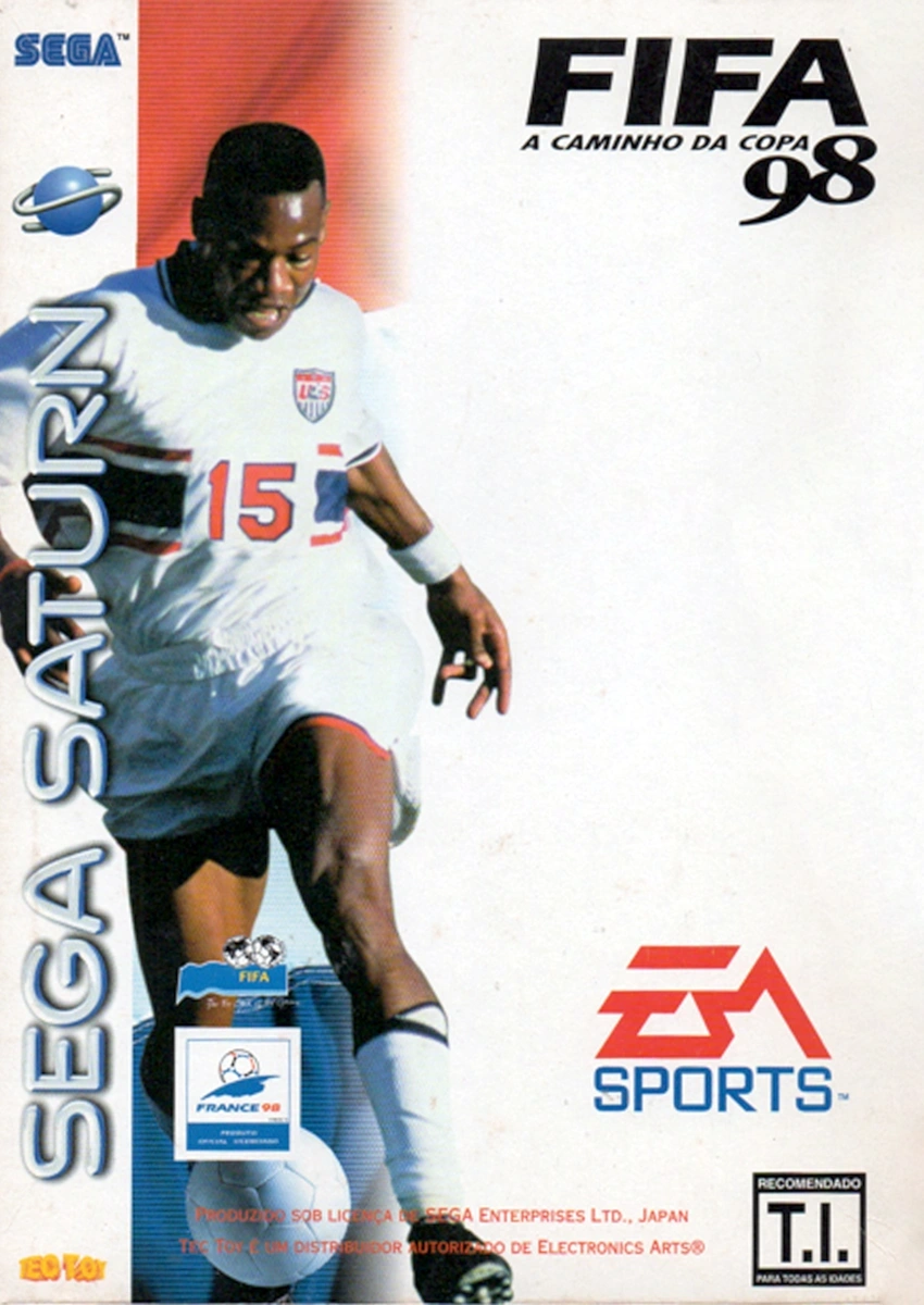 Capa do jogo Fifa 98 A Caminho da Copa