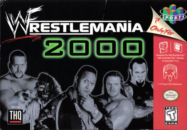 Capa do jogo WWF WrestleMania 2000