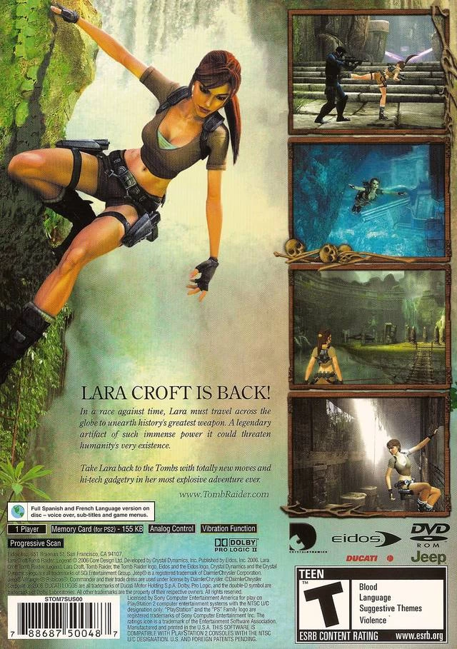 Capa do jogo Tomb Raider: Legend