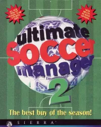 Cover of Ultimate Soccer Manager 2