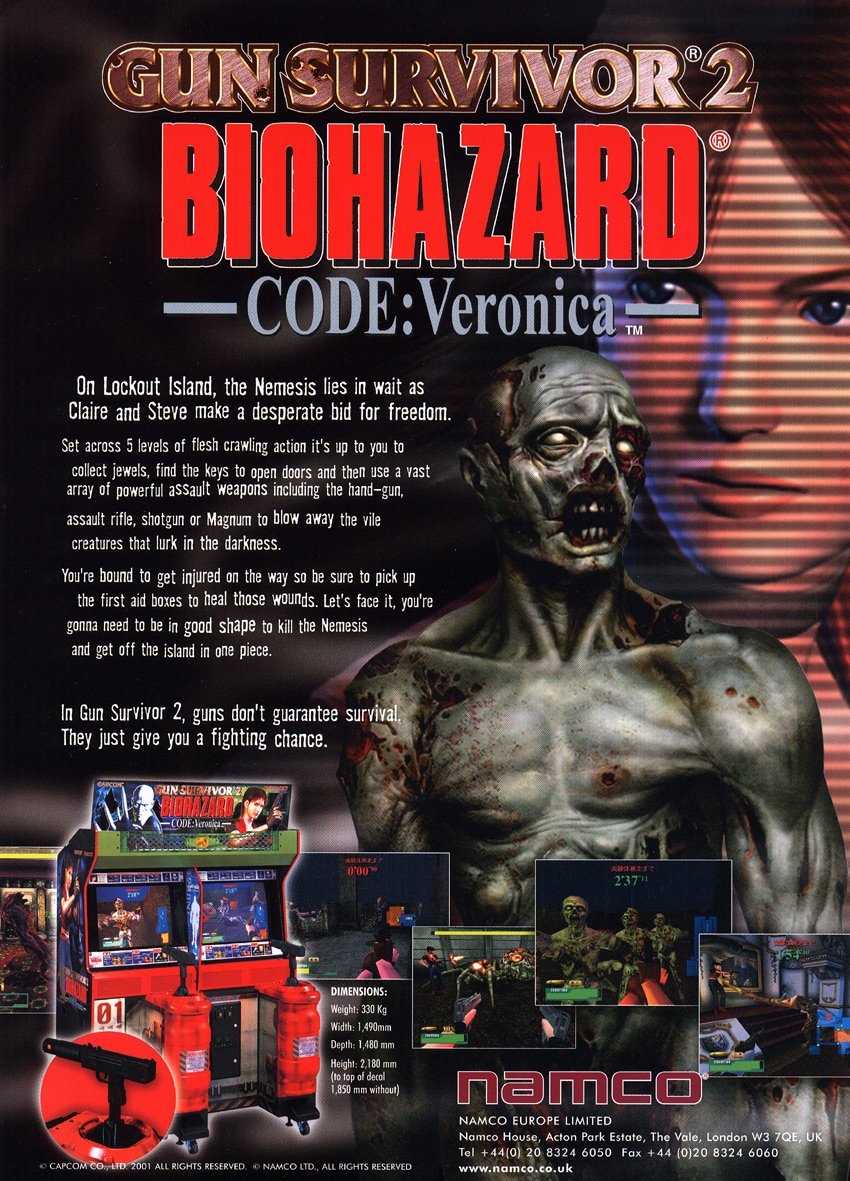 Resident Evil Survivor 2 - CODE: Veronica cover
