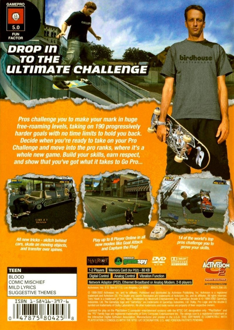 Tony Hawk'S Pro Skater 4 - Gba em Promoção na Americanas