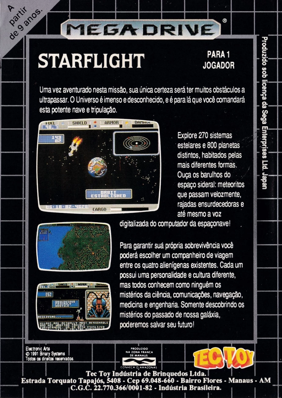 Capa do jogo Starflight