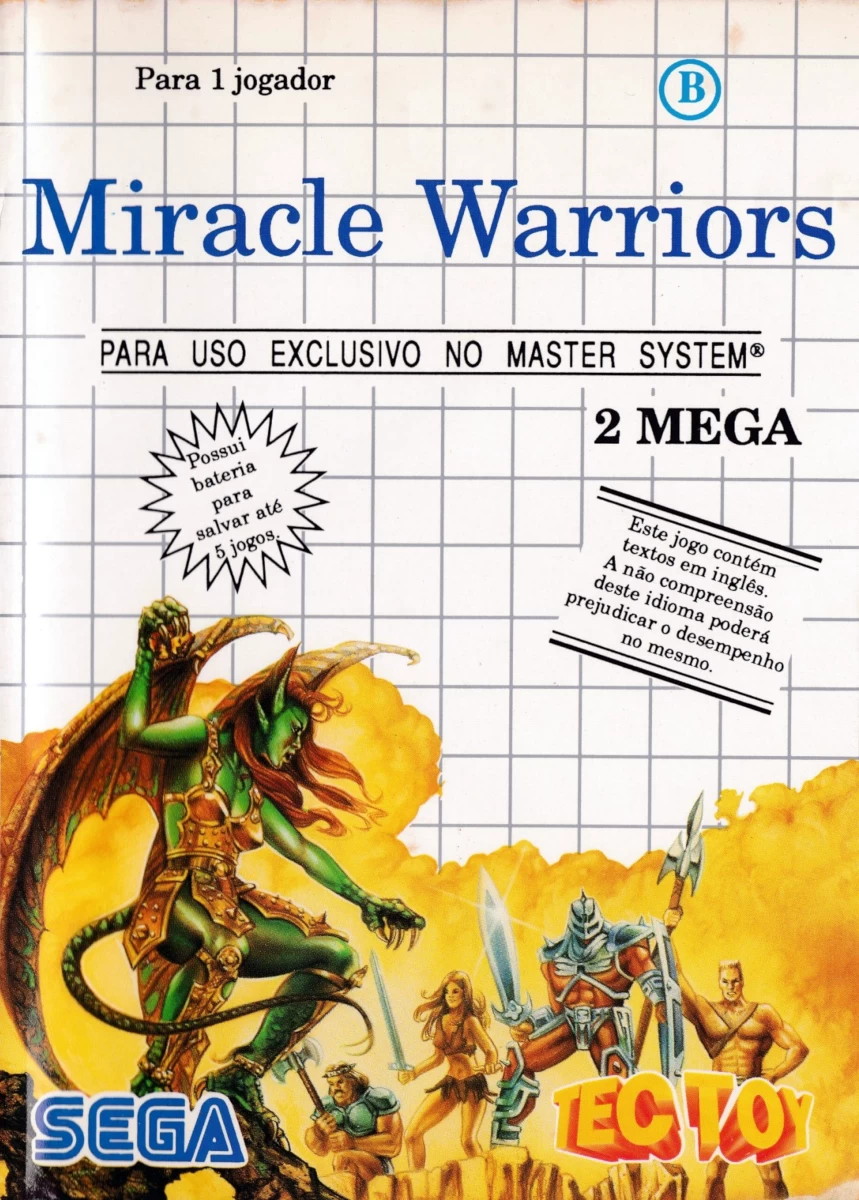 Miracle Warriors: Seal of the Dark Lord cover