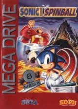 Sonic Spinball Capa de Sonic Spinball