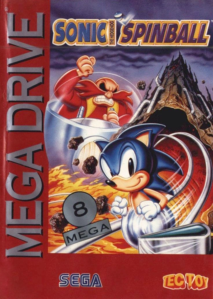 Capa do jogo Sonic Spinball