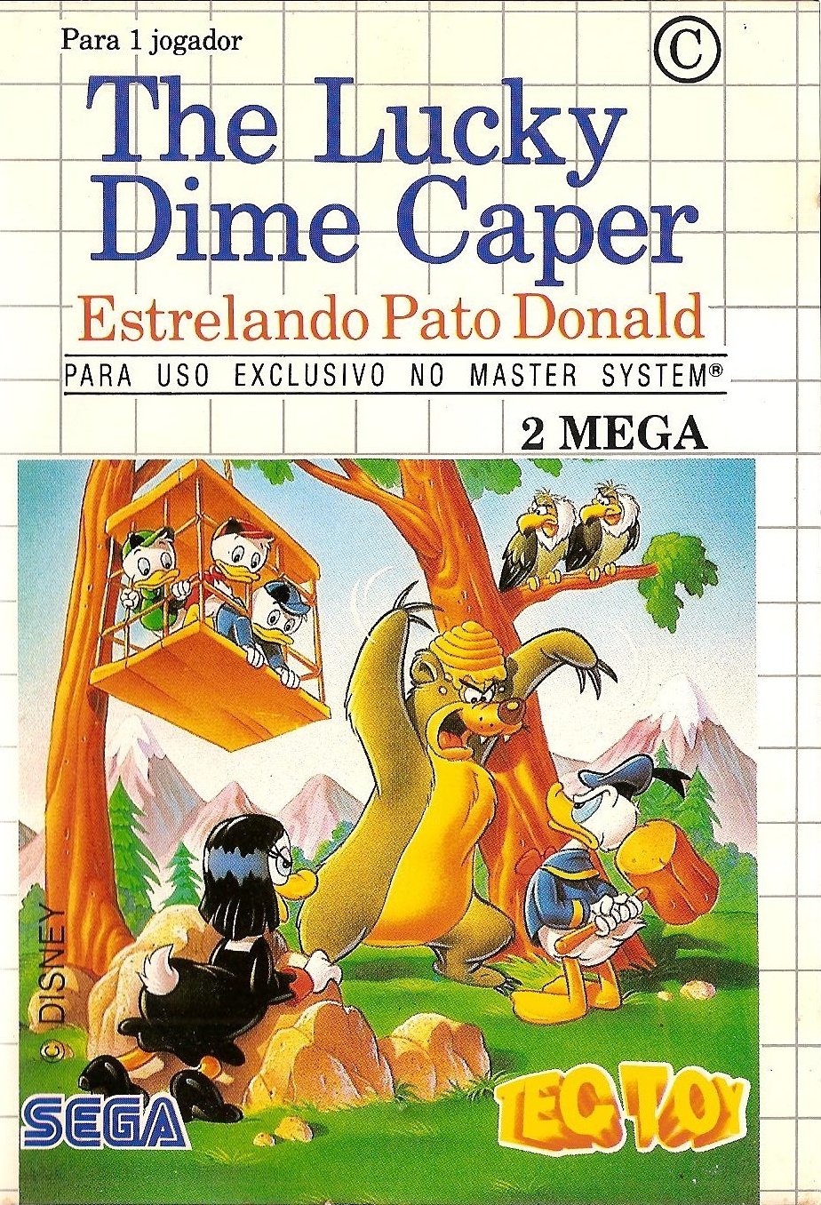 Capa do jogo The Lucky Dime Caper Starring Donald Duck