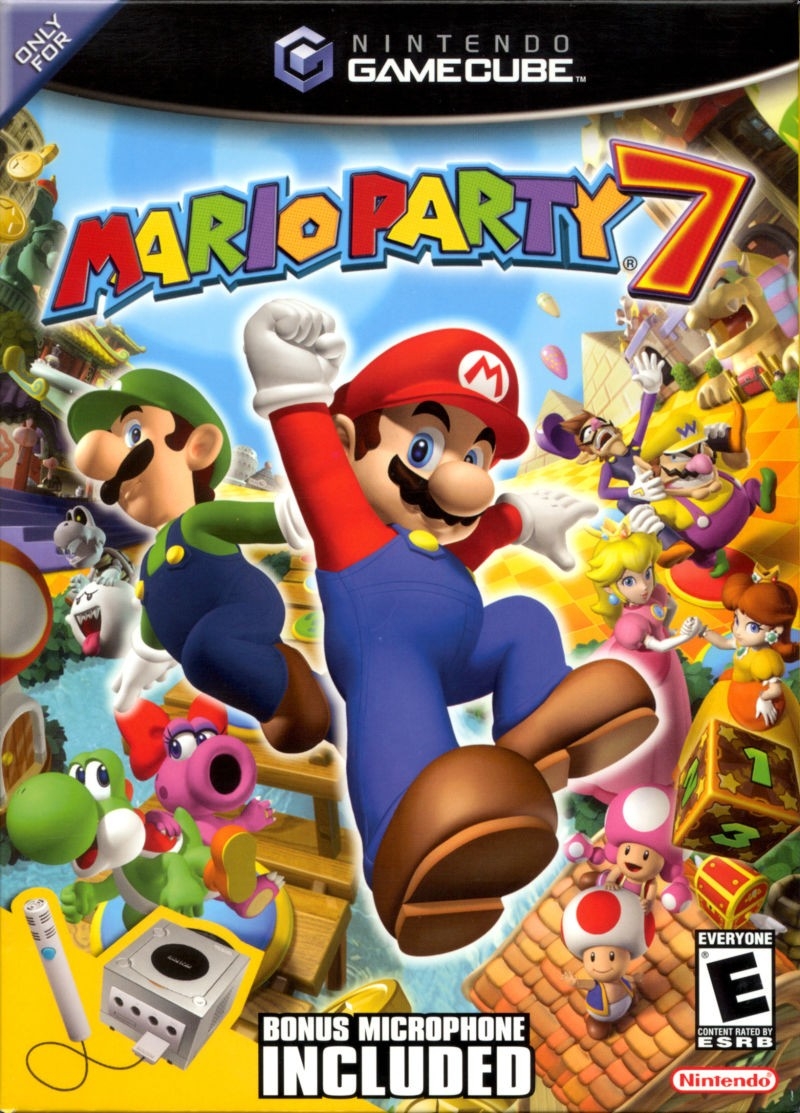 Nintendo Gamecube Mario Party 4/5/6/7 software de jogo GC conjunto de 4  testado USADO