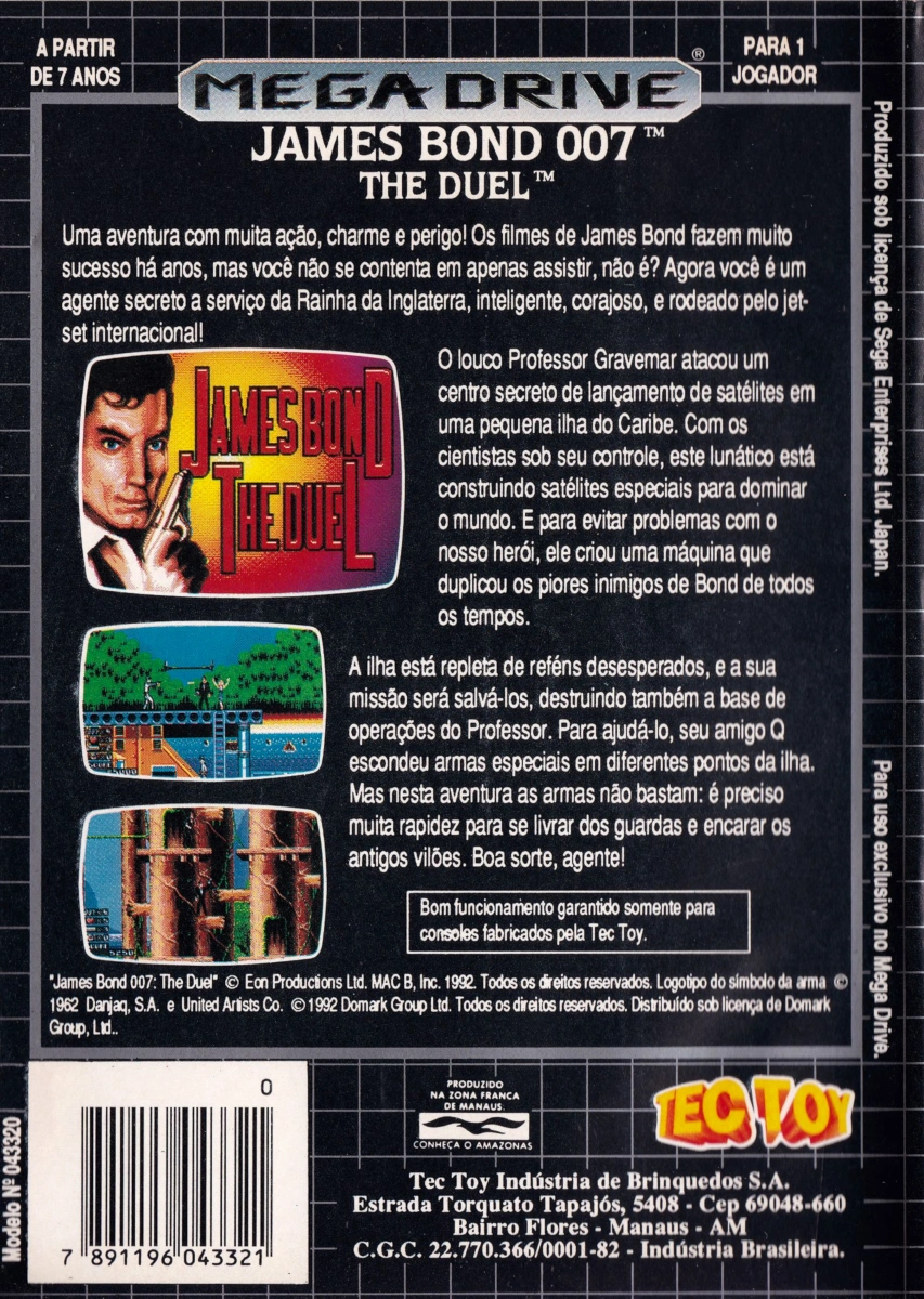 Capa do jogo James Bond 007: The Duel