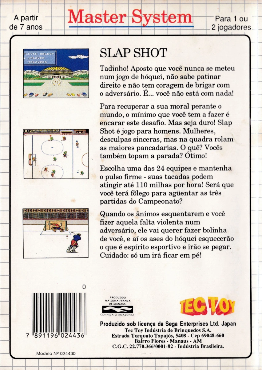 Capa do jogo Slap Shot