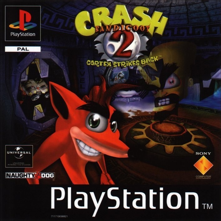 Capa do jogo Crash Bandicoot 2: Cortex Strikes Back
