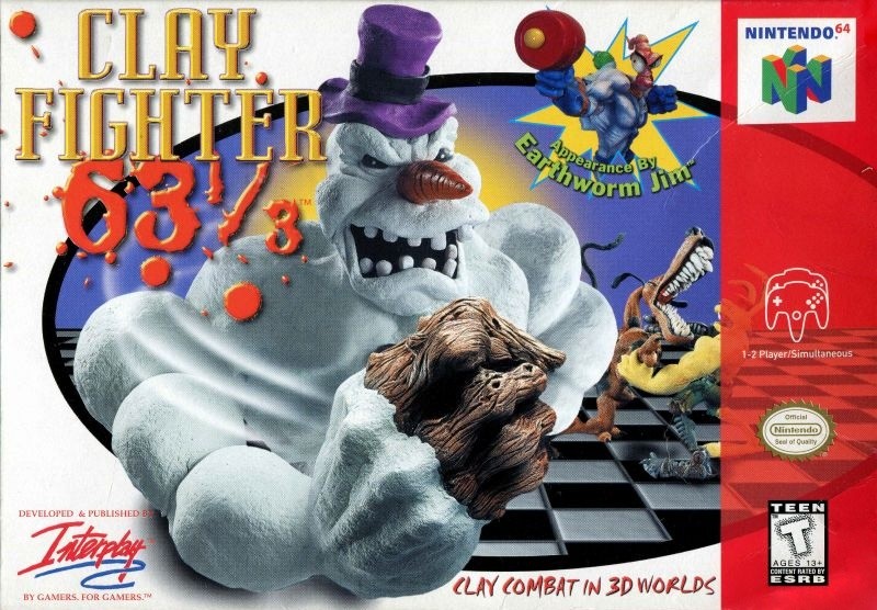 Clay Fighter 63 1/3 cover
