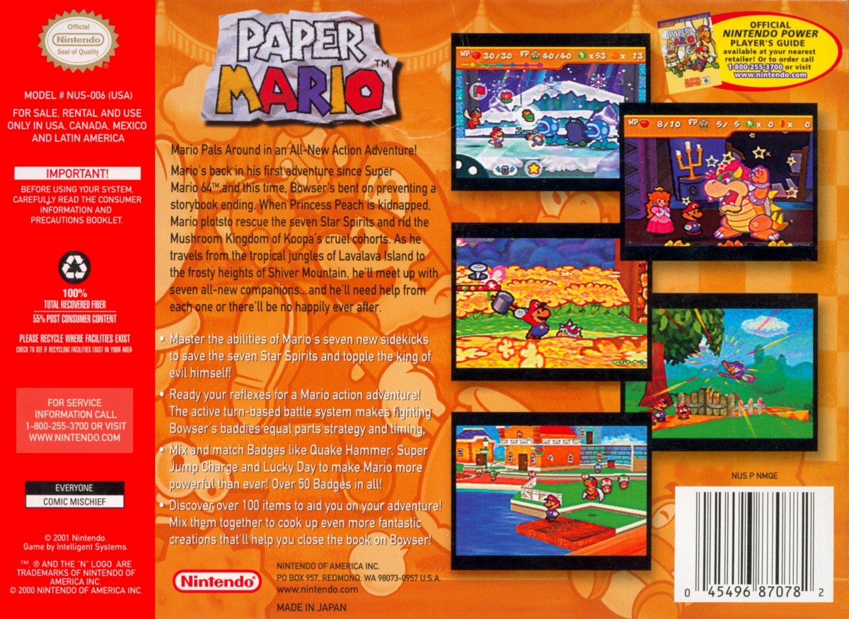 Paper Mario cover