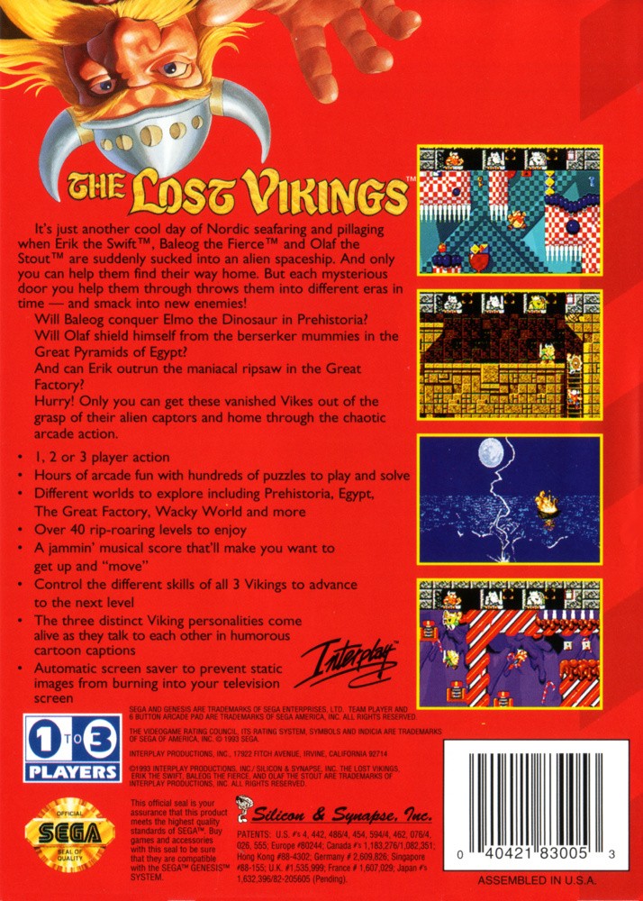 The Lost Vikings cover