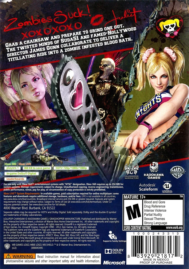 Lollipop Chainsaw cover