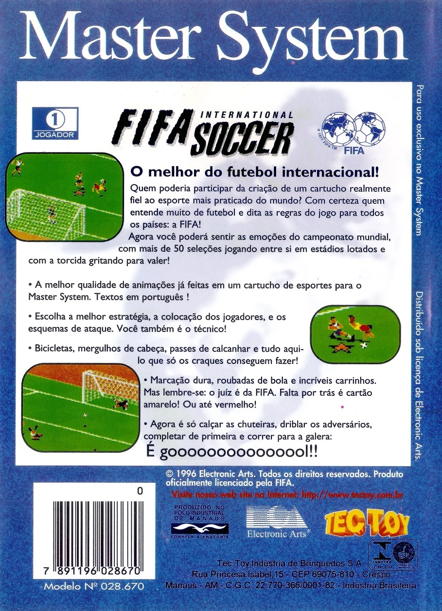 FIFA International Soccer cover