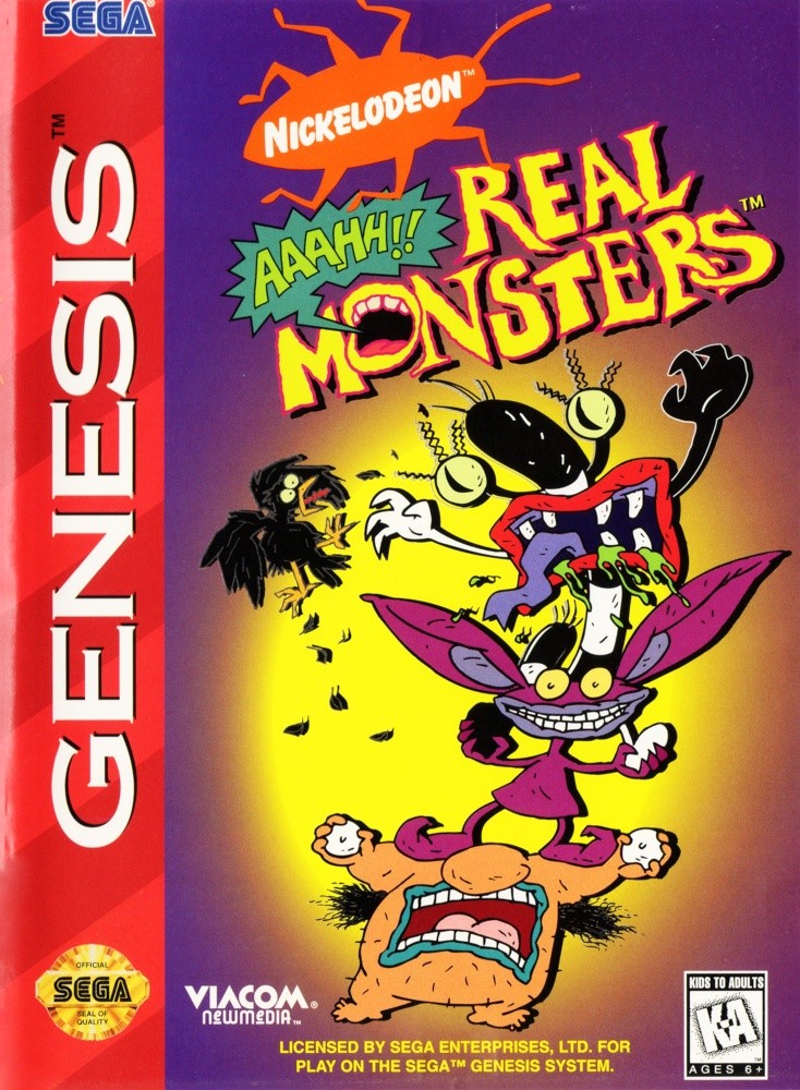 Aaahh!!! Real Monsters cover