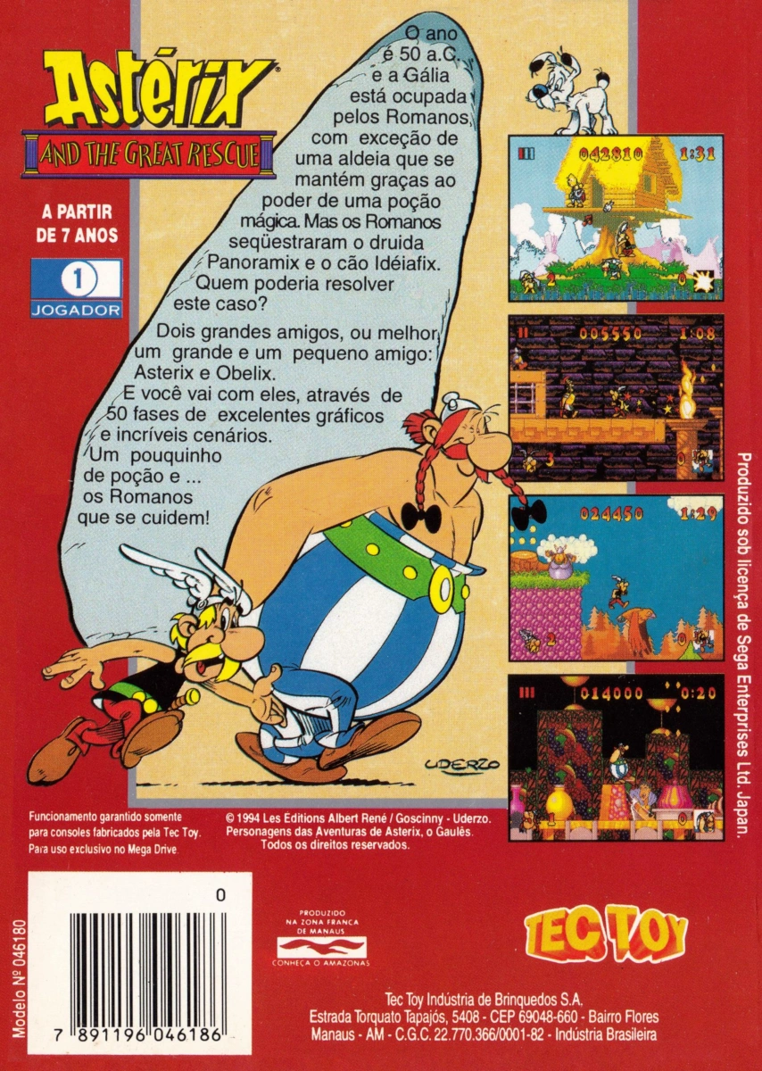 Astérix and the Great Rescue cover