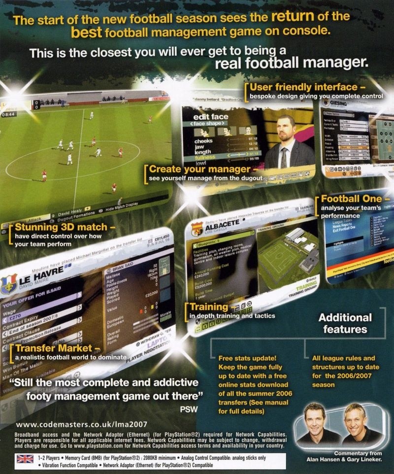LMA Manager 2007 cover