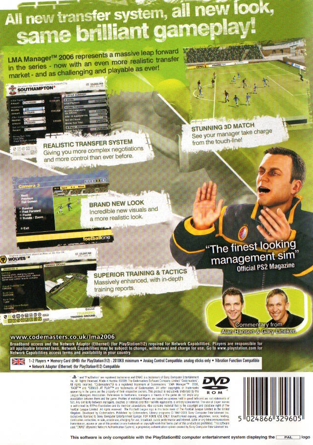 LMA Manager 2006 cover