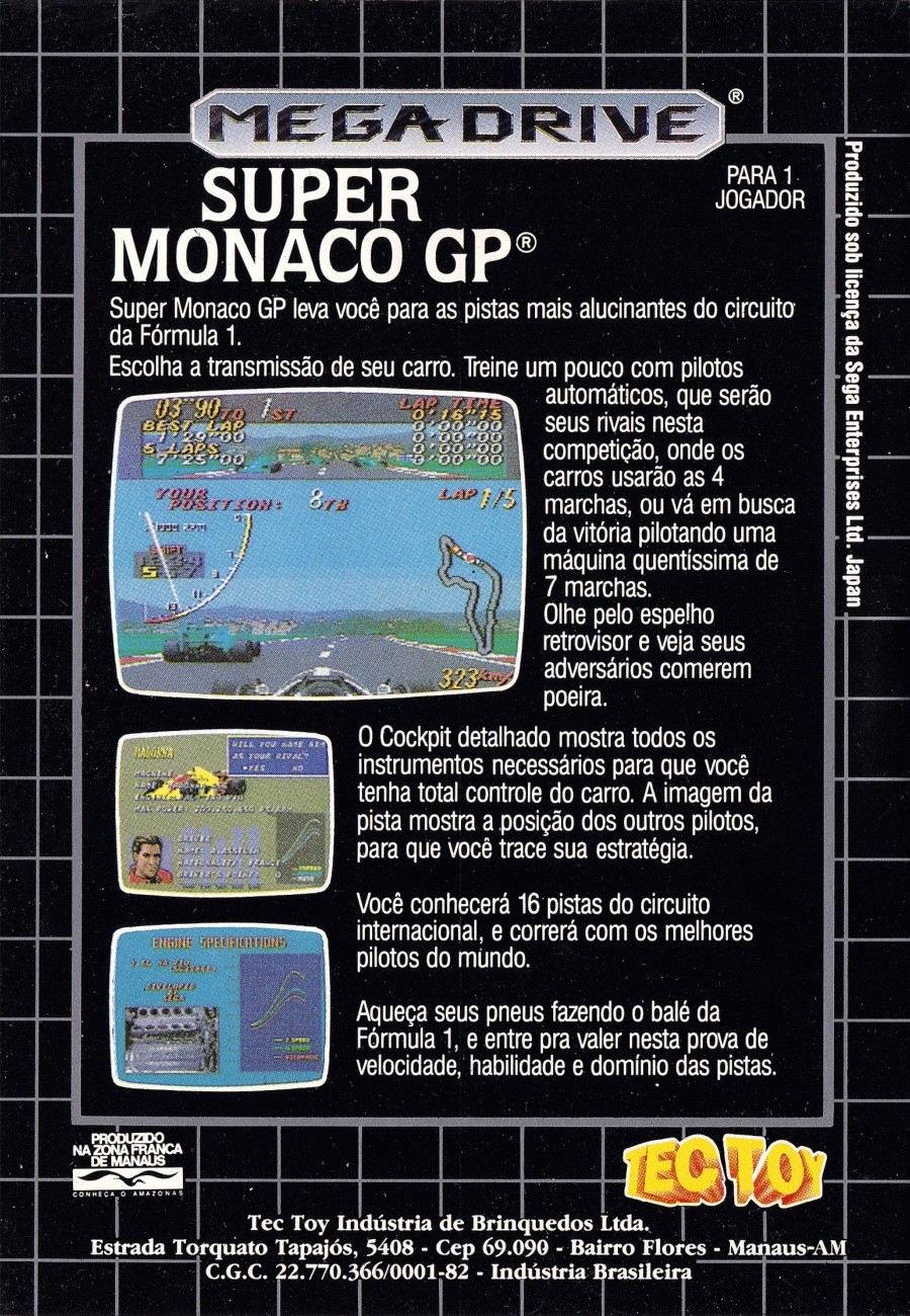 Super Monaco GP cover