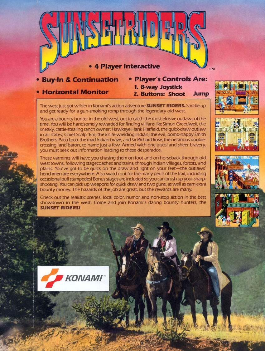 Sunset Riders cover