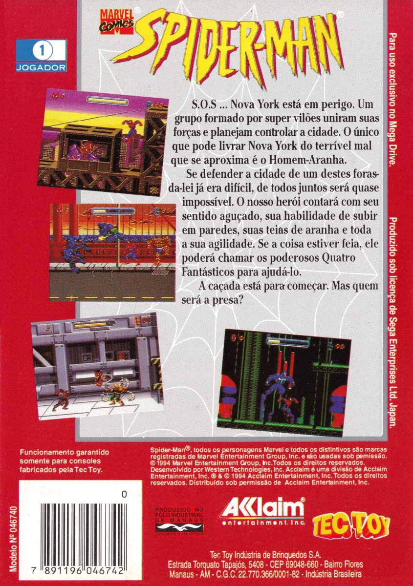 Capa do jogo Spider-Man