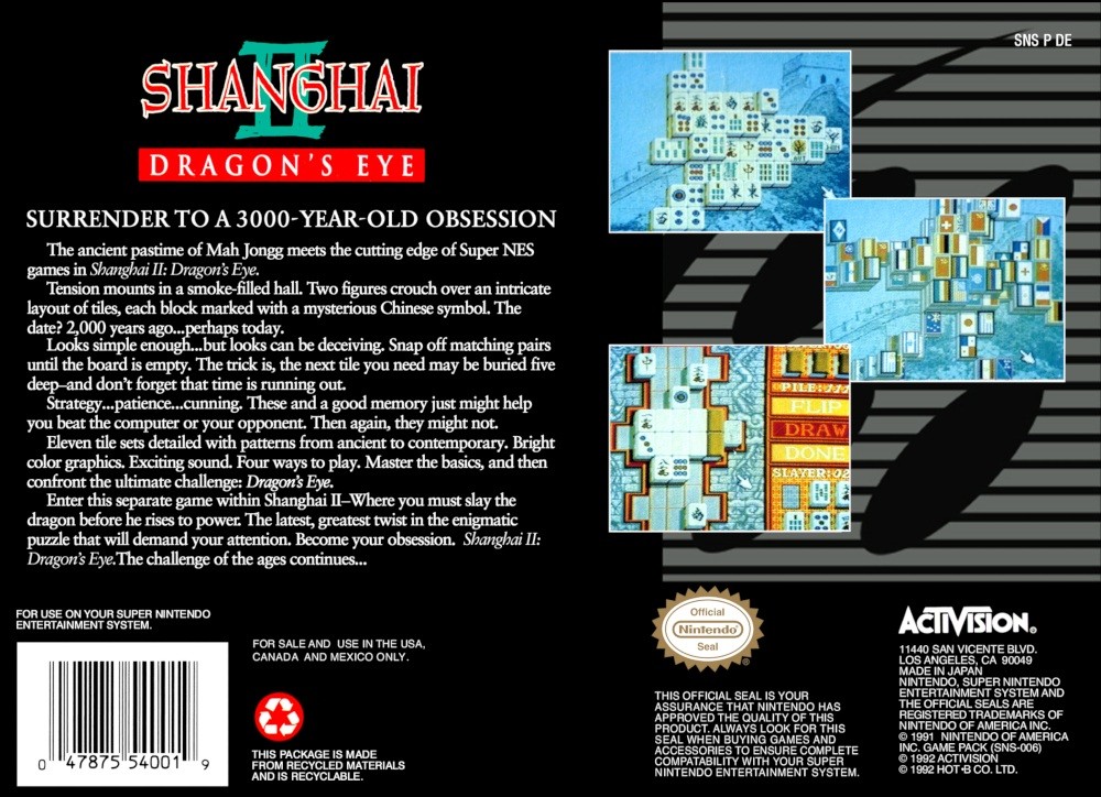 Shanghai II: Dragons Eye cover