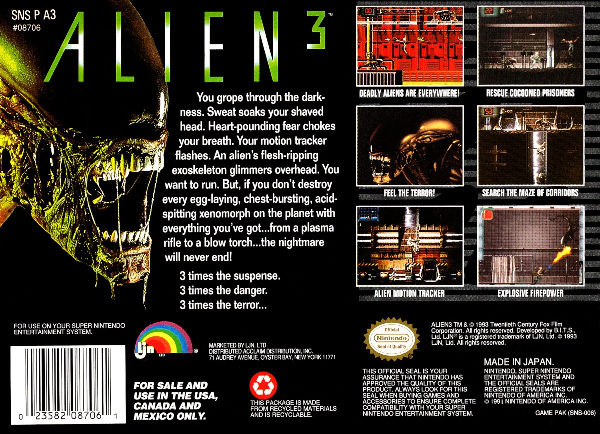 Alien 3 cover