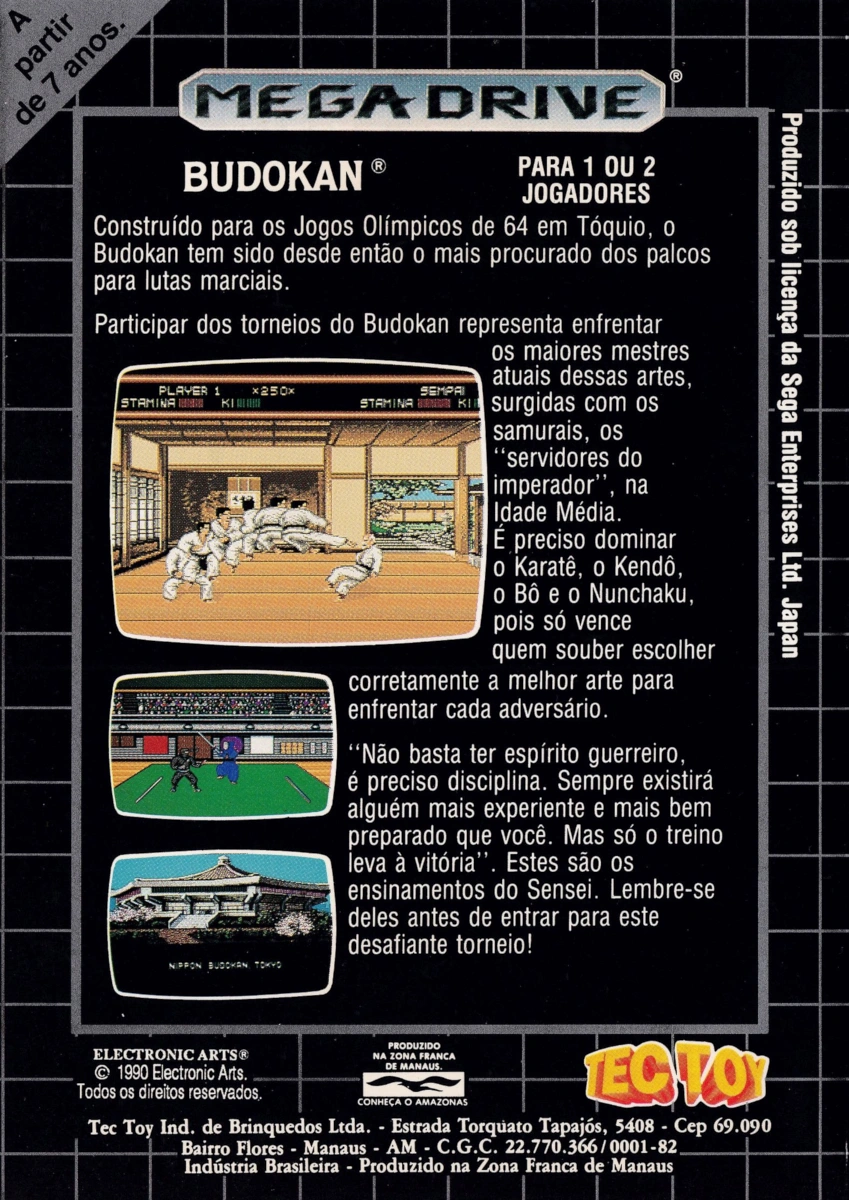 Capa do jogo Budokan: The Martial Spirit