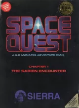 Capa de Space Quest: Chapter I - The Sarien Encounter Capa de Space Quest: Chapter I - The Sarien Encounter